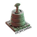 Gem Base – Lost Temple 3D-printet terræn (LTP_029)