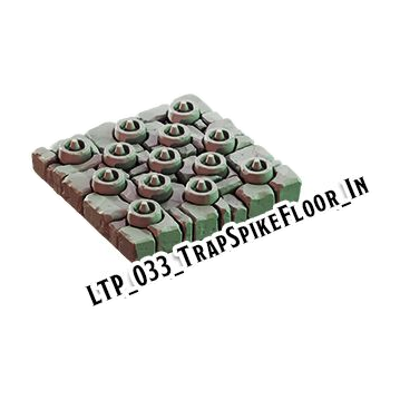 Trap Spike Floor In – Lost Temple 3D-printet terræn (LTP_033)