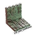 Sun Mural – Lost Temple 3D-printet terræn (LTP_049)