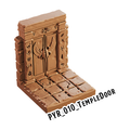 Temple Door – Pyramid 3D-printet terræn (PYR_010)