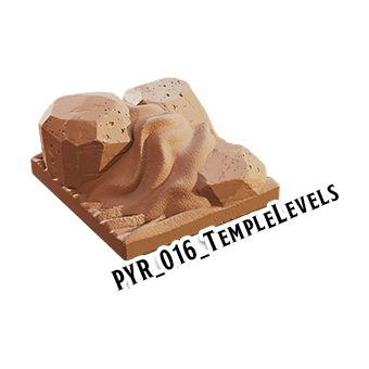 Temple Levels – Pyramid 3D-printet terræn (PYR_016)