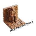 Pharaoh Statue A – Pyramid 3D-printet terræn (PYR_034)