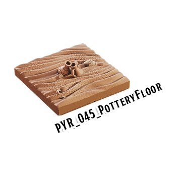 Pottery Floor – Pyramid 3D-printet terræn (PYR_045)