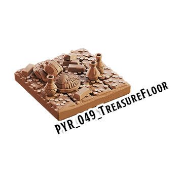 Treasure Floor – Pyramid 3D-printet terræn (PYR_049)
