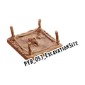 Excavation Site – Pyramid 3D-printet terræn (PYR_053)