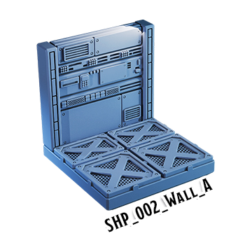 Wall A – Starship 3D-printet terræn (SHP_002)