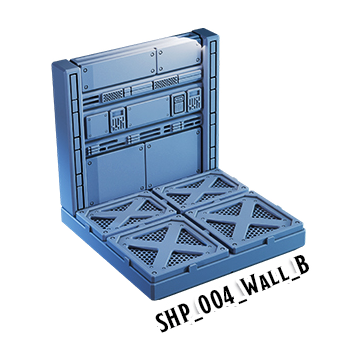 Wall B – Starship 3D-printet terræn (SHP_004)