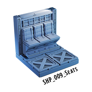 Seats – Starship 3D-printet terræn (SHP_009)