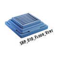 Floor Vent – Starship 3D-printet terræn (SHP_010)