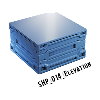 Elevation – Starship 3D-printet terræn (SHP_014)