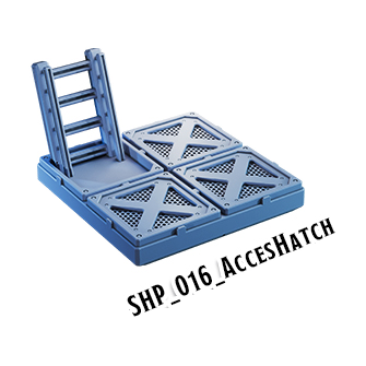 Access Hatch – Starship 3D-printet terræn (SHP_016)