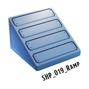 Ramp – Starship 3D-printet terræn (SHP_019)