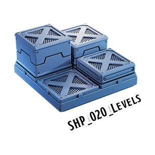 Levels – Starship 3D-printet terræn (SHP_020)