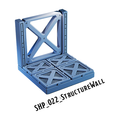 Structure Wall – Starship 3D-printet terræn (SHP_022)