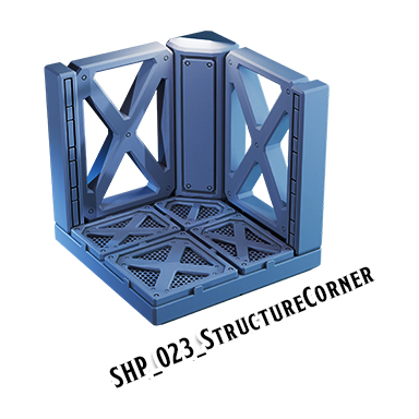 Structure Corner – Starship 3D-printet terræn (SHP_023)