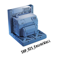 Engine Wall – Starship 3D-printet terræn (SHP_025)