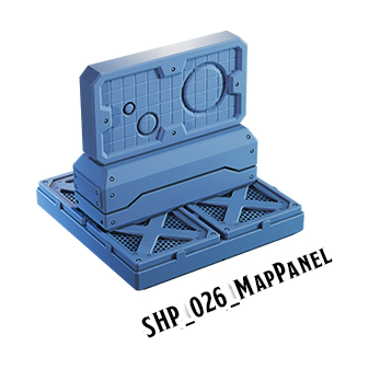 Map Panel – Starship 3D-printet terræn (SHP_026)