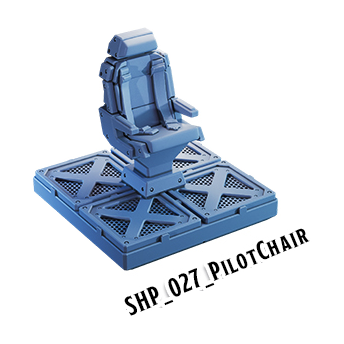 Pilot Chair – Starship 3D-printet terræn (SHP_027)