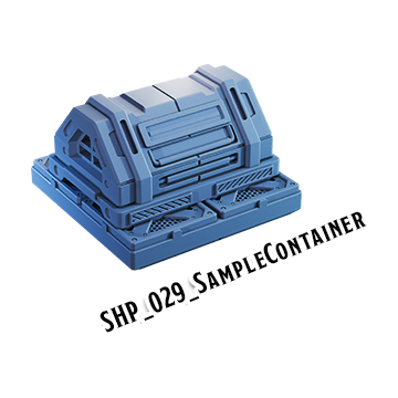 Sample Container – Starship 3D-printet terræn (SHP_029)