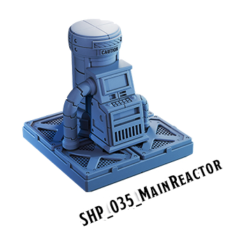 Main Reactor – Starship 3D-printet terræn (SHP_035)