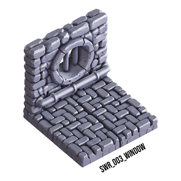 Window – Sewers 3D-printet terræn (SWR_003)