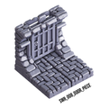Door Piece – Sewers 3D-printet terræn (SWR_008)