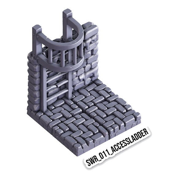 Access Ladder – Sewers 3D-printet terræn (SWR_011)