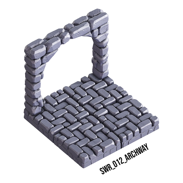 Archway – Sewers 3D-printet terræn (SWR_012)