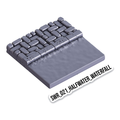 Half Water Waterfall – Sewers 3D-printet terræn (SWR_021)