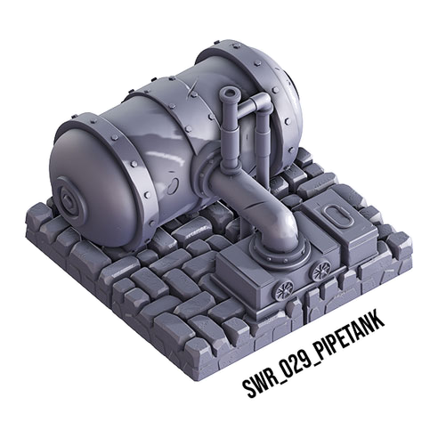 Pipe Tank – Sewers 3D-printet terræn (SWR_029)