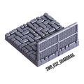 Guard Rail – Sewers 3D-printet terræn (SWR_032)