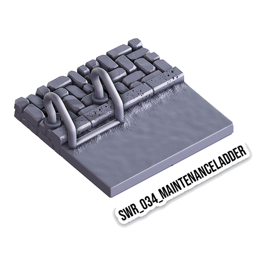 Maintenance Ladder – Sewers 3D-printet terræn (SWR_034)