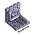 Wall Drainage – Sewers 3D-printet terræn (SWR_036)