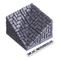 Inner Corner Slope – Sewers 3D-printet terræn (SWR_042)