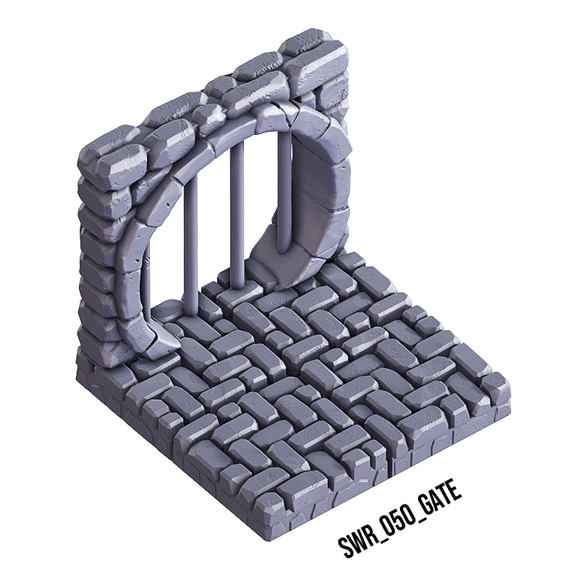 Gate – Sewers 3D-printet terræn (SWR_050)