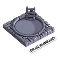 Hole And Ladder – Sewers 3D-printet terræn (SWR_052)