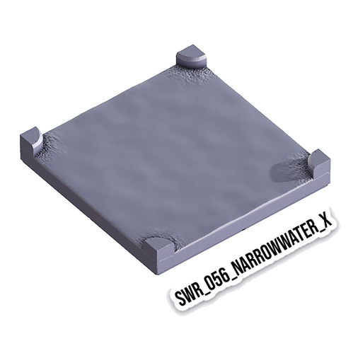 Narrow Water X – Sewers 3D-printet terræn (SWR_056)