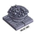 Table – Medieval Town 3D-printet terræn (TWN_007)