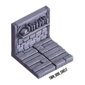 Shelf – Medieval Town 3D-printet terræn (TWN_009)