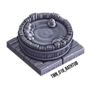 Bathtub – Medieval Town 3D-printet terræn (TWN_018)