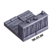 Bar – Medieval Town 3D-printet terræn (TWN_020)