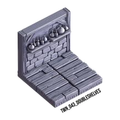 Double Shelves – Medieval Town 3D-printet terræn (TWN_043)