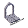 Rock Archway – Wizard's Home 3D-printet terræn (WZD_006)