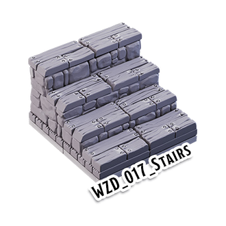 Stairs – Wizard's Home 3D-printet terræn (WZD_017)