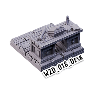 Desk – Wizard's Home 3D-printet terræn (WZD_018)
