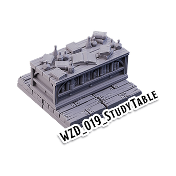 Study Table – Wizard's Home 3D-printet terræn (WZD_019)