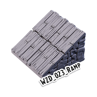 Ramp – Wizard's Home 3D-printet terræn (WZD_023)