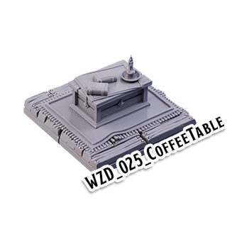 Coffee Table – Wizard's Home 3D-printet terræn (WZD_025)