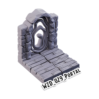 Portal – Wizard's Home 3D-printet terræn (WZD_029)