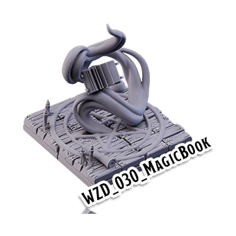Magic Book – Wizard's Home 3D-printet terræn (WZD_030)
